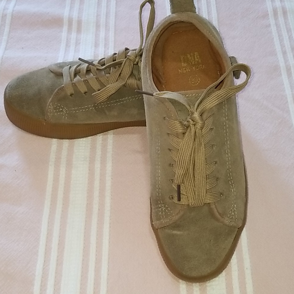 DNA Harper 2 platform sneakers beige